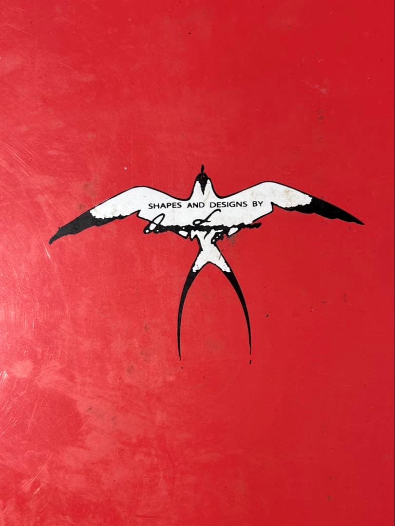 ドナルドタカヤマ ファンボードホワイト/レッド最終値下げ