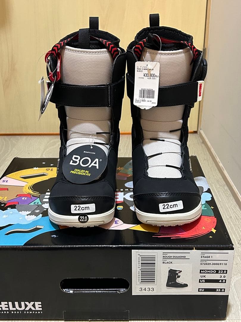 新品 DEELUXE ROUGH DIAMONDスノーボード　　ブーツ 22cm