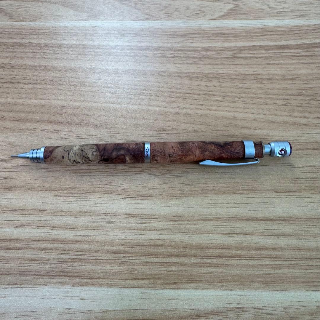S20 紅白花梨 木軸 シャーペン