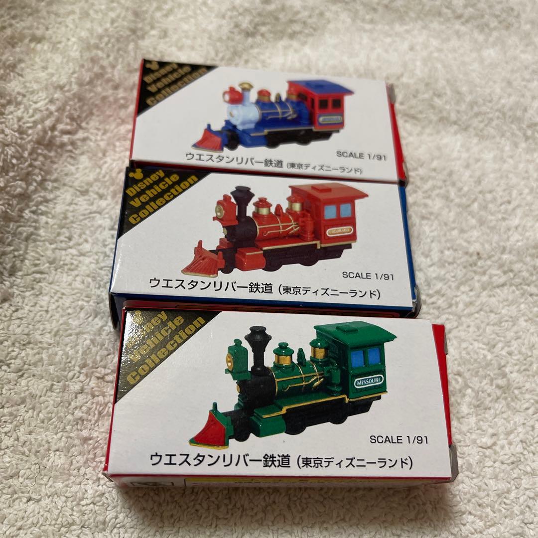 ディズニートミカ　ウエスタンリバー鉄道　3種セット