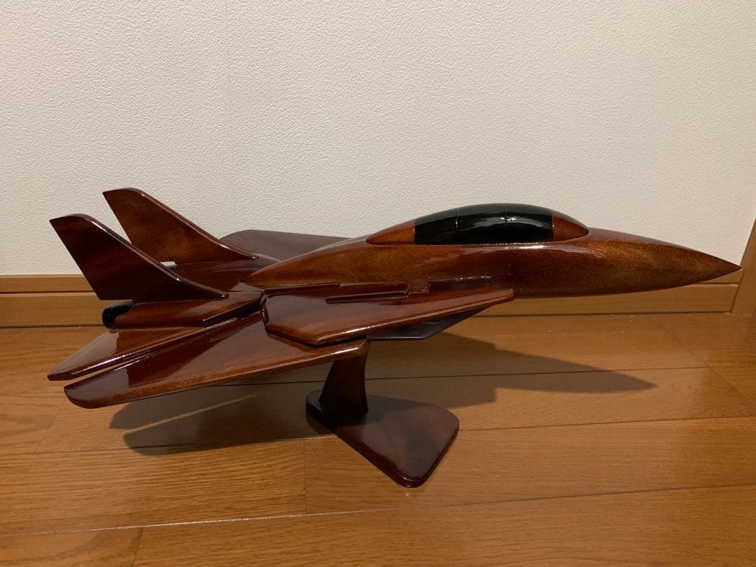 f14トムキャトの木製の飛行機模型