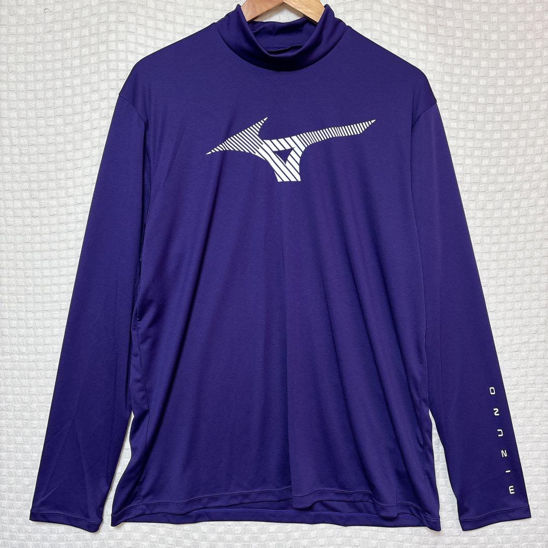 3L ミズノゴルフ レイヤードセット 半袖ジップシャツ 長袖モックネックシャツ