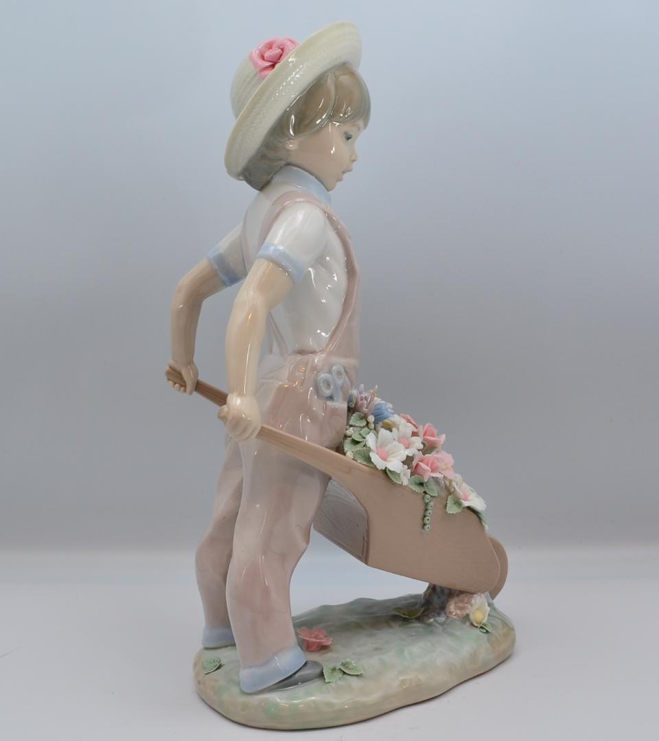 花車　＃1283　★リヤドロ　スペイン　ポーセリン　ヴィンテージ　欠けあり