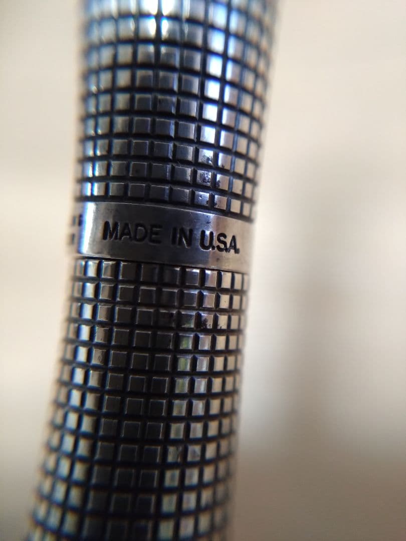 PARKER パーカー 万年筆 シルバー スターリングシルバー ペン先14K
