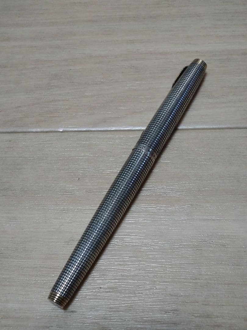 PARKER パーカー 万年筆 シルバー スターリングシルバー ペン先14K
