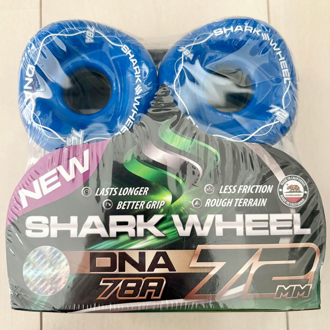 07☆新品 未開封☆ シャークウィール 72mm 78a ブルー