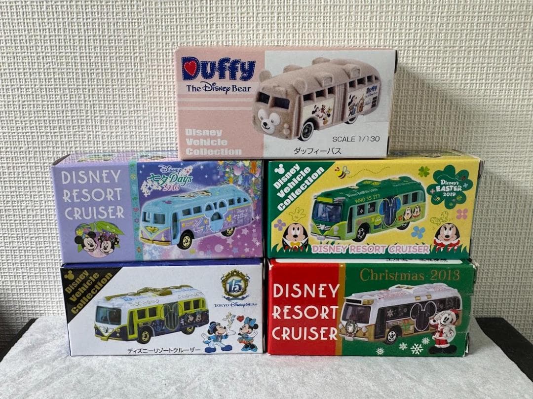 トミカ　ディズニー　ダッフィーバス & リゾートクルーザー 5台セット