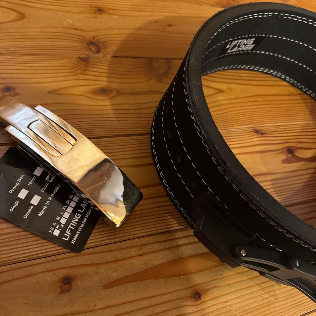 LIFTING LARGE トレーニングパワーベルトアジャスタブルバックルIPF
