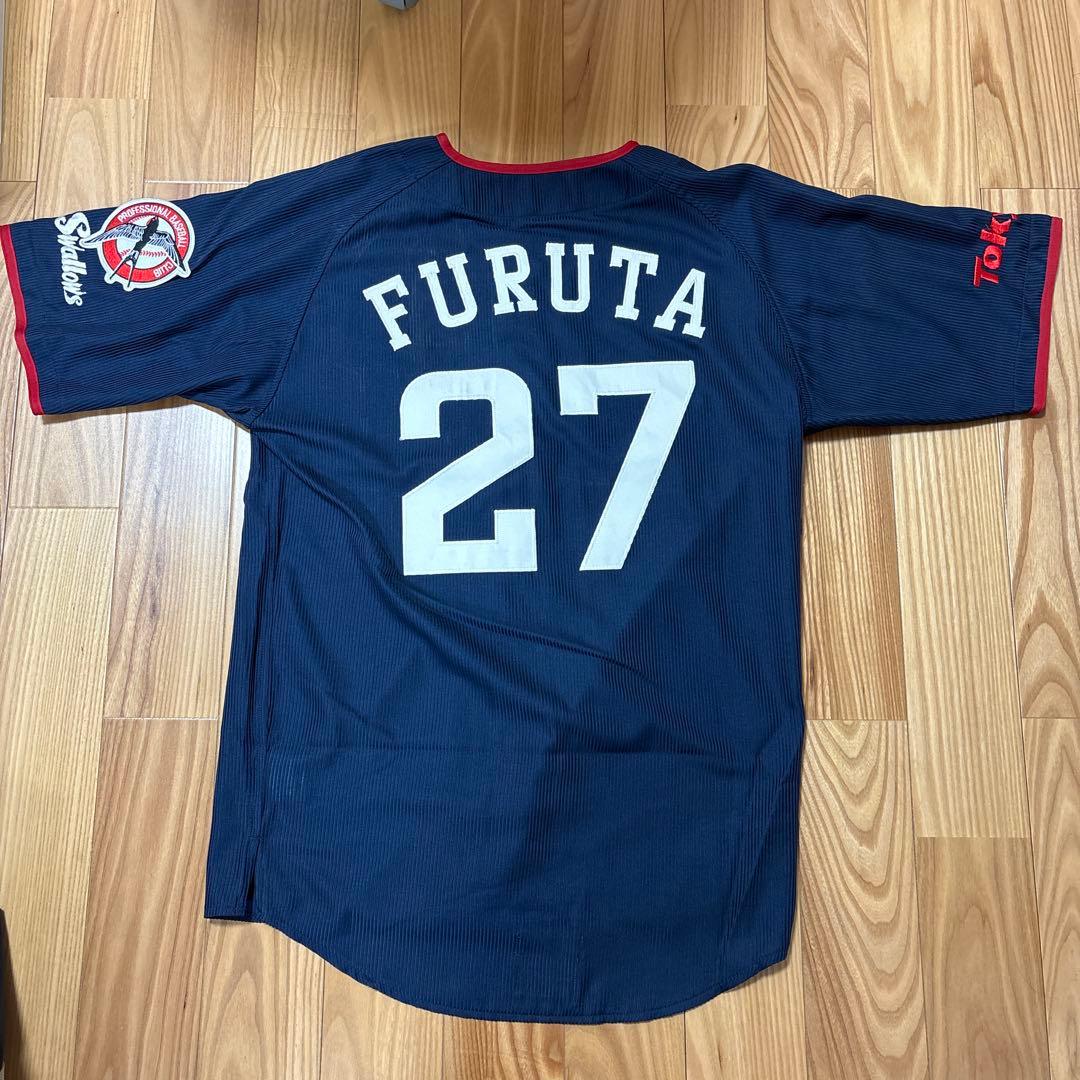 【美品】ヤクルトスワローズ レプリカユニフォーム 古田 #27 FREEサイズ
