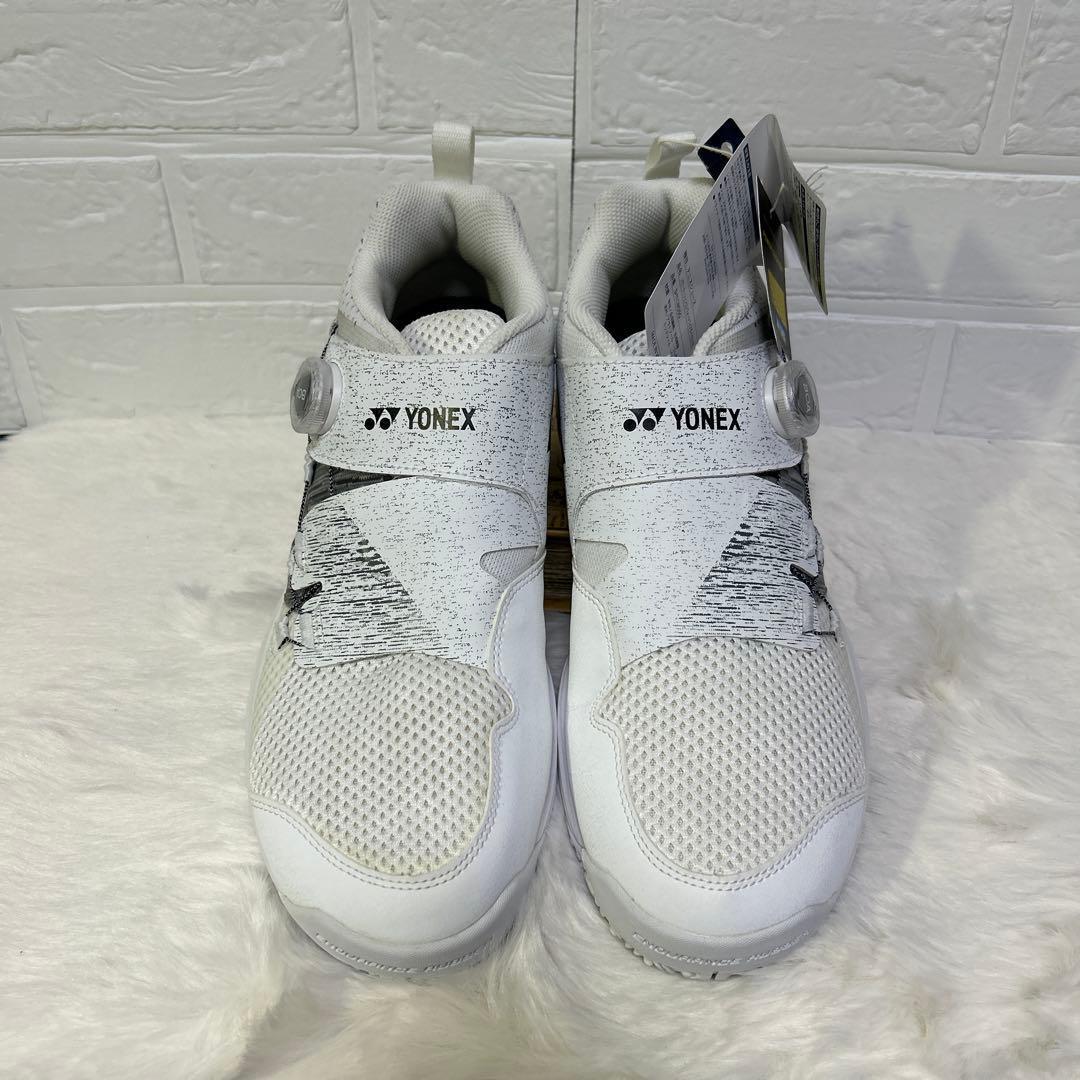 【新品未使用】　ヨネックス　テニスシューズ　パワークッション　ボア　BOA 白