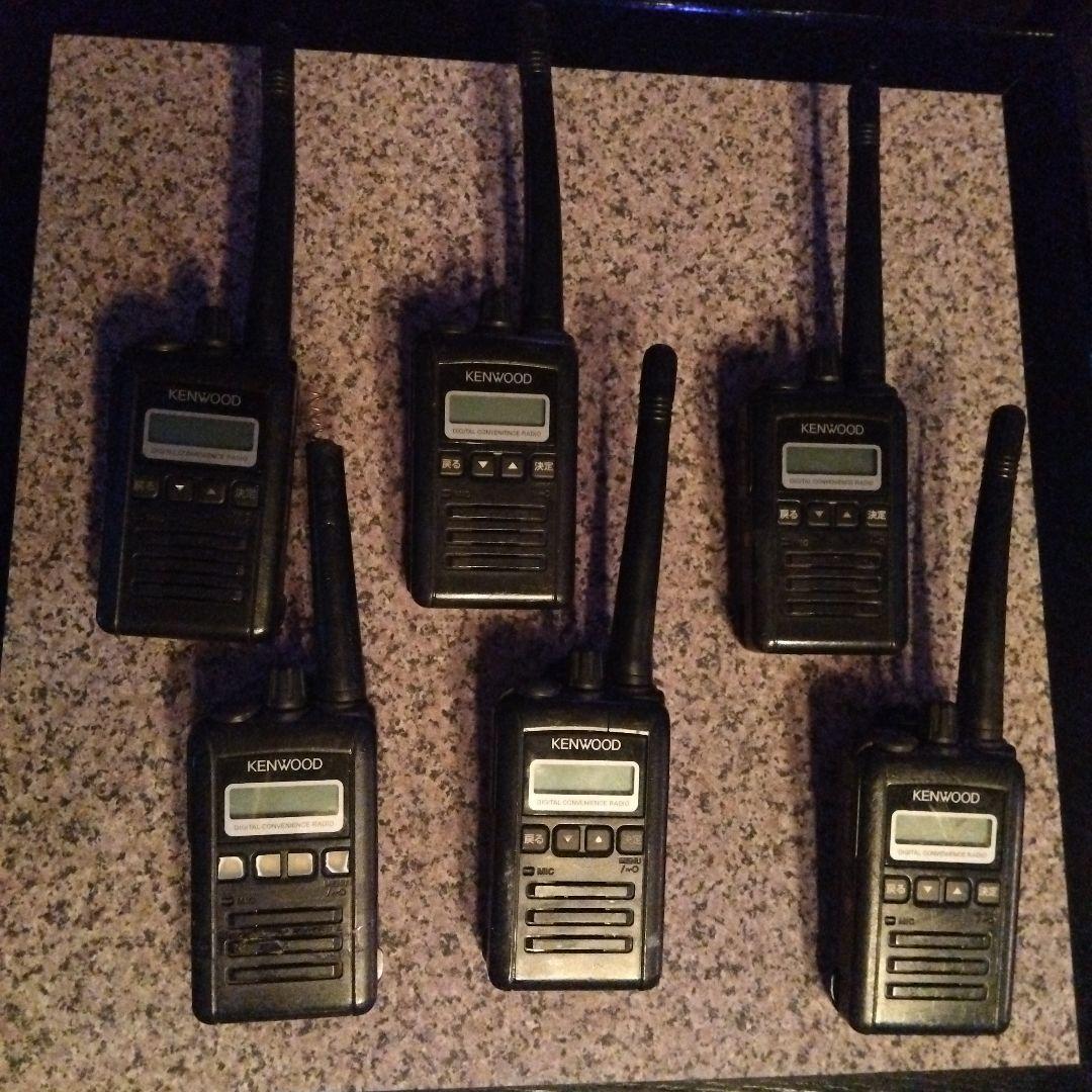 KENWOOD デジタル便利ラジオ 6台セット充電器有り