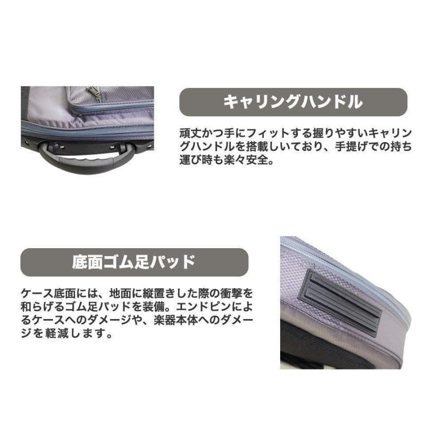 KC エレキギター用 ギグバッグ GB-EG1/GMB ガンメタリックブラック