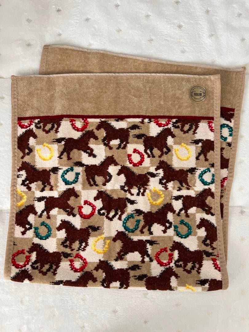 スプリントホース　フェイラー　ハンドタオル　新品未使用　ベージュ