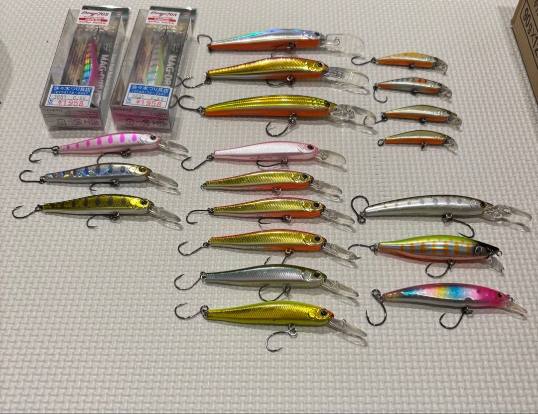 ハードルアーセット 21個セット トラウトバス　ミノーZIP BAITS Dコン