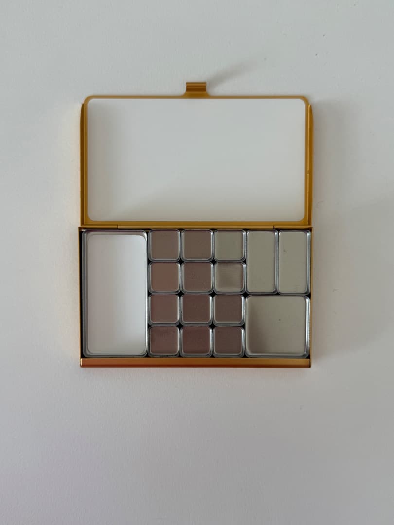 TRAVEL & SKETCH AMERICA 水彩絵具パレット ゴールド