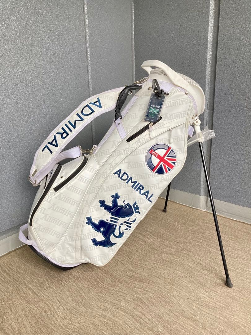 アドミラル スタンド式キャディバッグ 9.0型 希少レーシングロゴ版