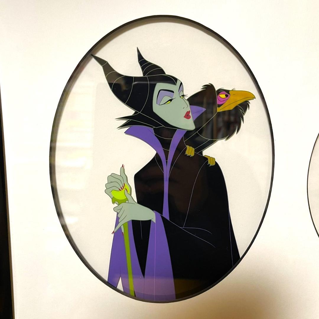 限定品★マレフィセント 魔女 白雪姫 クルエラ セリグラフ セル画 額縁