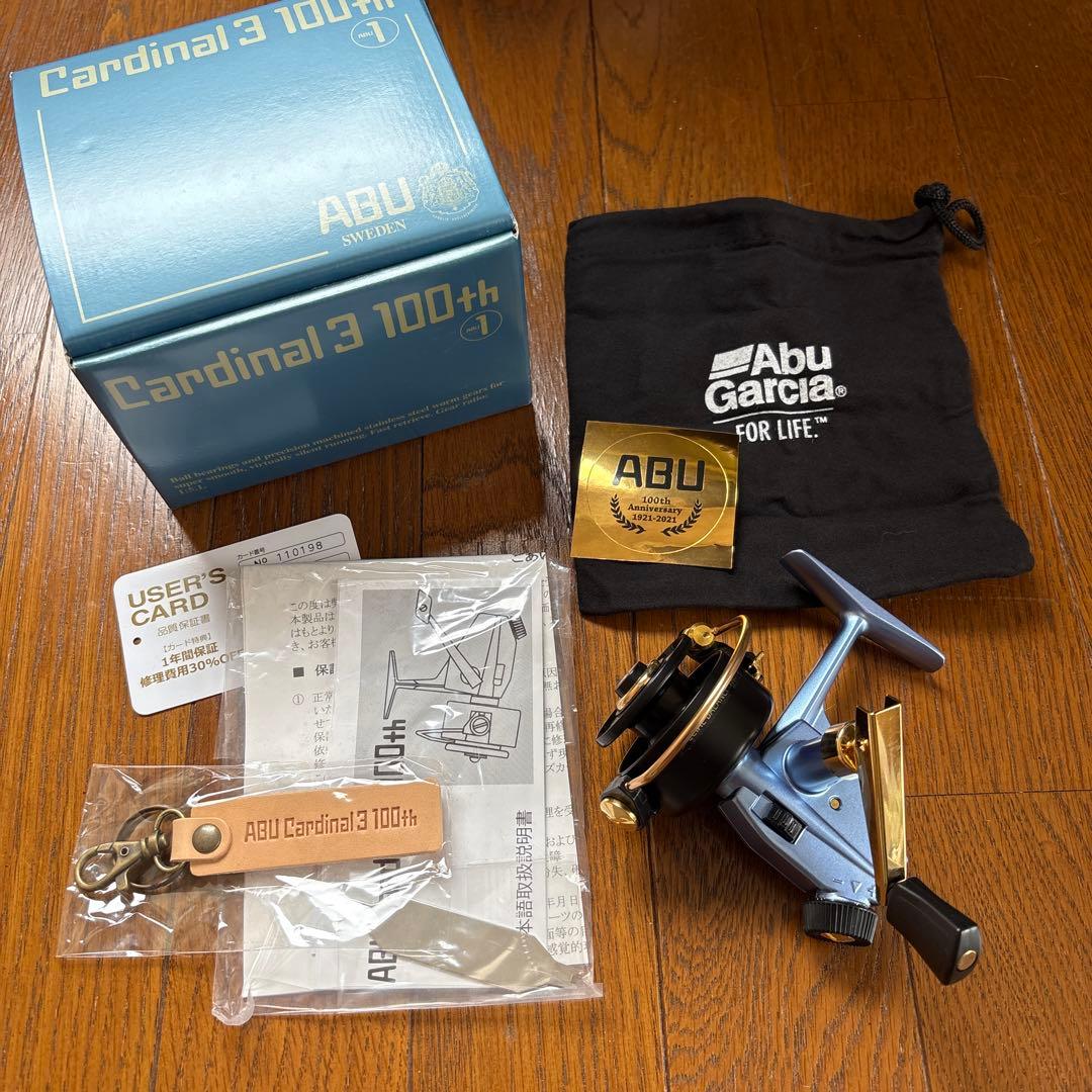 新品 ABU カーディナル3 100周年モデル アブガルシア×ディスプラウト