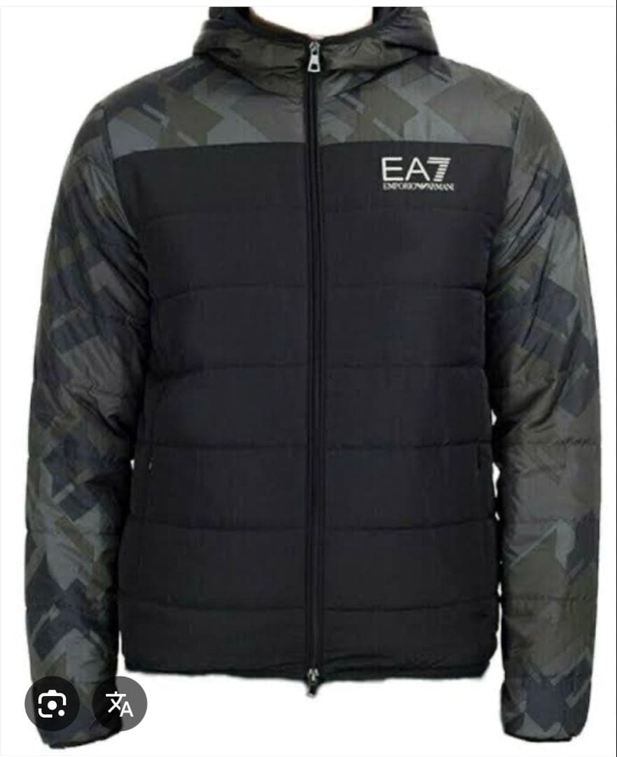 美品 ARMANIメンズ EA7 メンズテニスジャケット 中綿入りジャケット