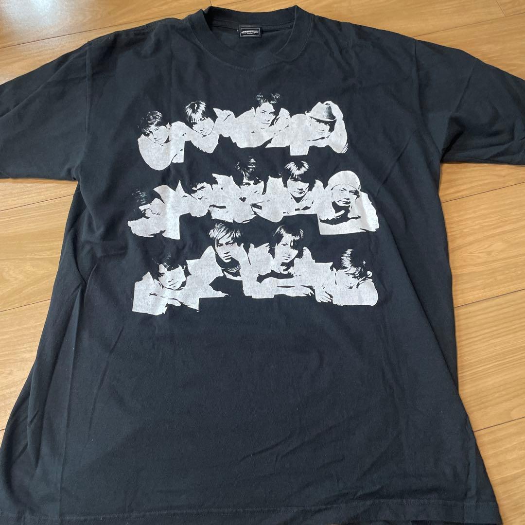 アイドル グラフィックプリント Tシャツ 黒 J FRIENS