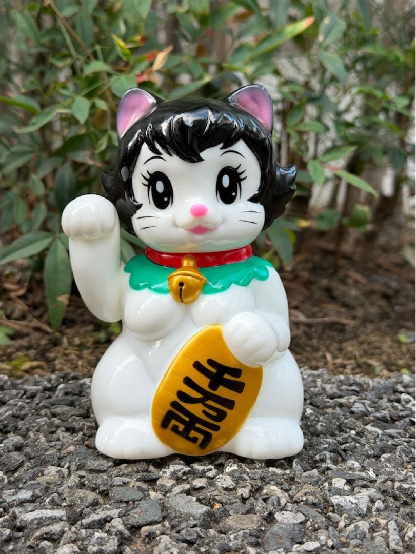 【未開封品】ピンクトイズ　ソフビ　蓄光　春福猫