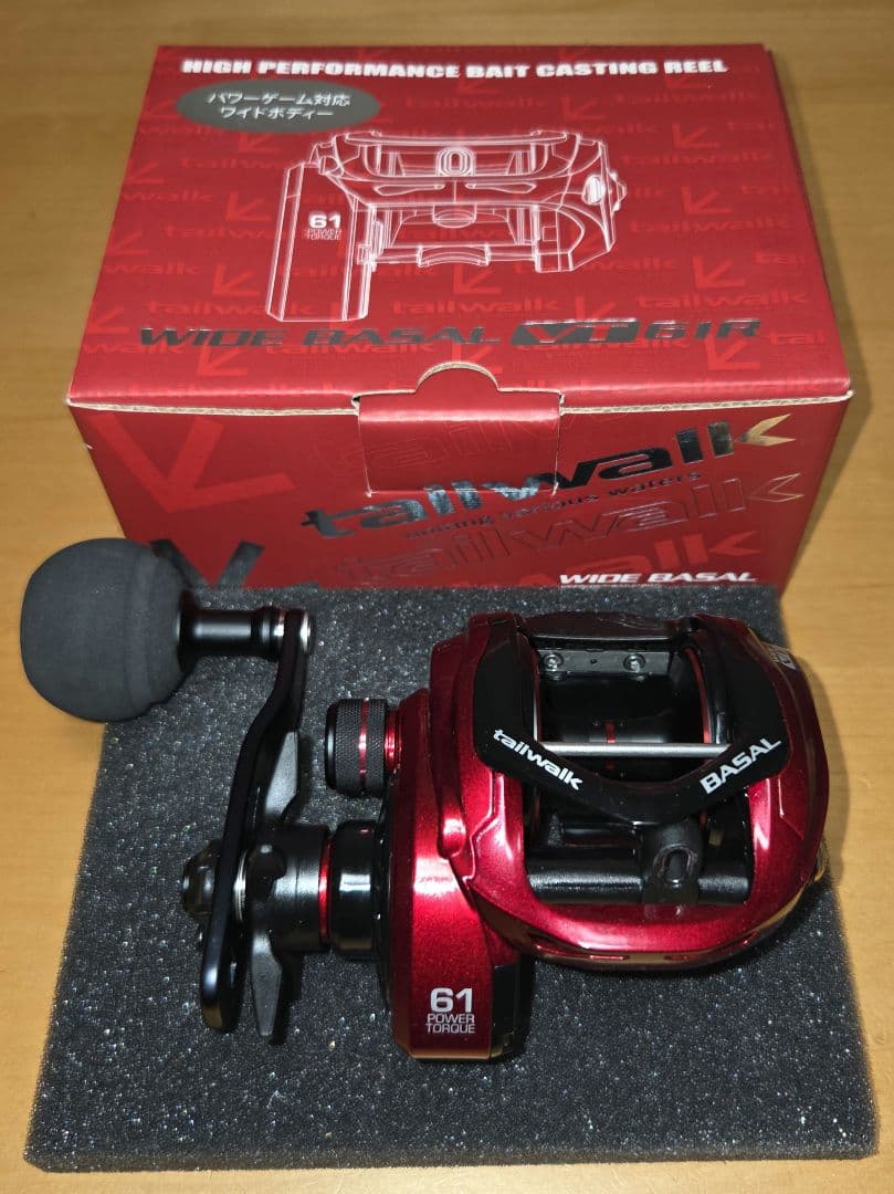 tailwalk WIDE BASAL VT 61R ベイトリール　新品　右巻き