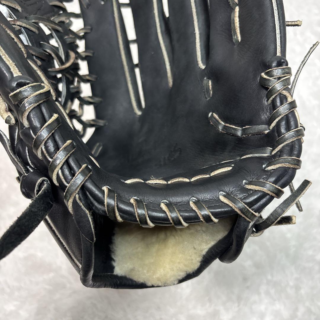 アシックス ゴールドステージ 軟式グローブ　一般用　外野手　ブラック