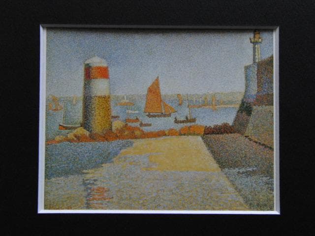 ポール・シニャック、【ポルトリュー、グーヴェルロー】、高級画集画、レゾネより