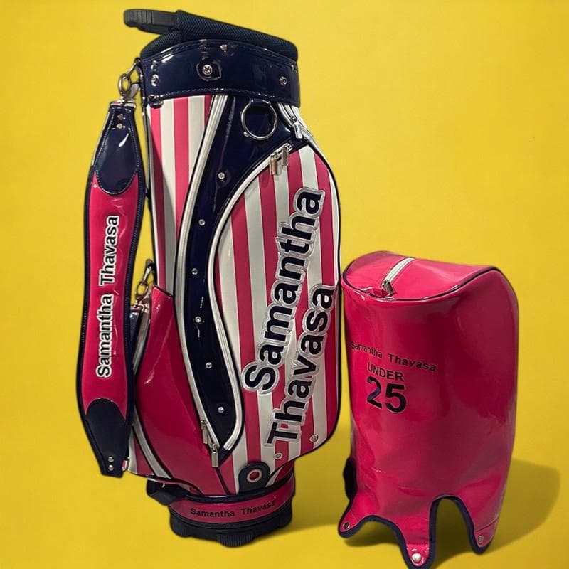 サマンサタバサ エナメル カート キャディバッグ ベア アイミー 5分割 9型