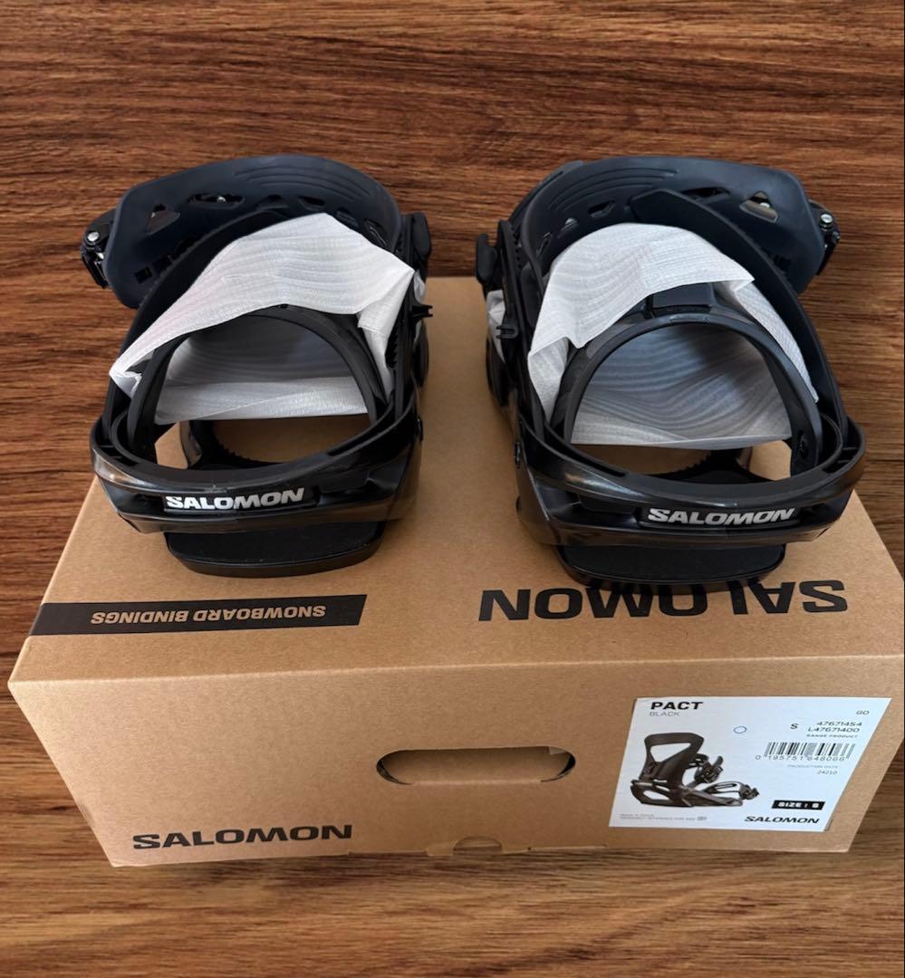 新品 SALOMON PACT スノーボードビンディング S