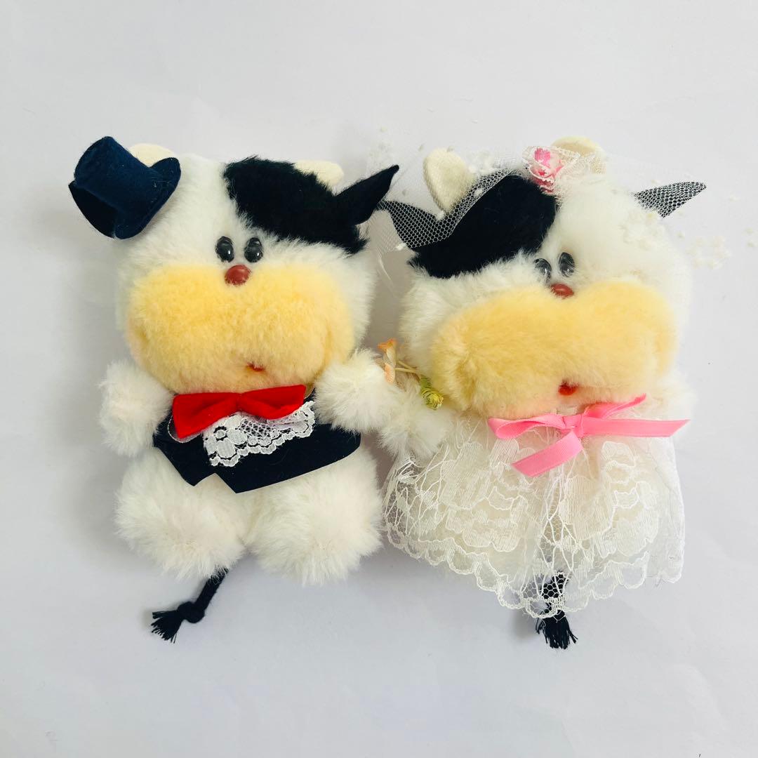 オオイケ 牛 ぬいぐるみ レトロ 日本製 人形 モーモー