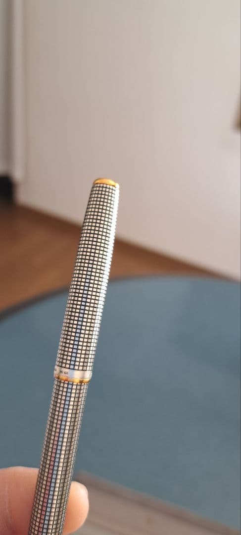 パーカー　ソネットアンティーク　シルバー ボールペン ケース 80's90's