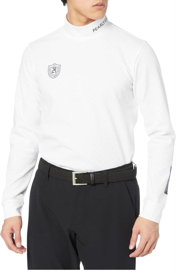 パーリーゲイツ　モックネック　ストレッチ長袖シャツ　サイズ5