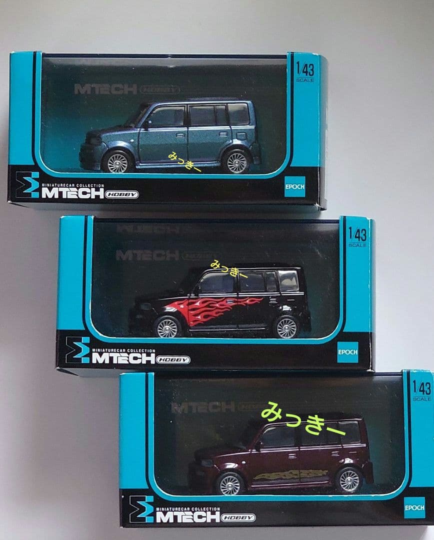 ☆美品★ トヨタ bB 1/43 カラー ミニカー　TOYOTA MTECH