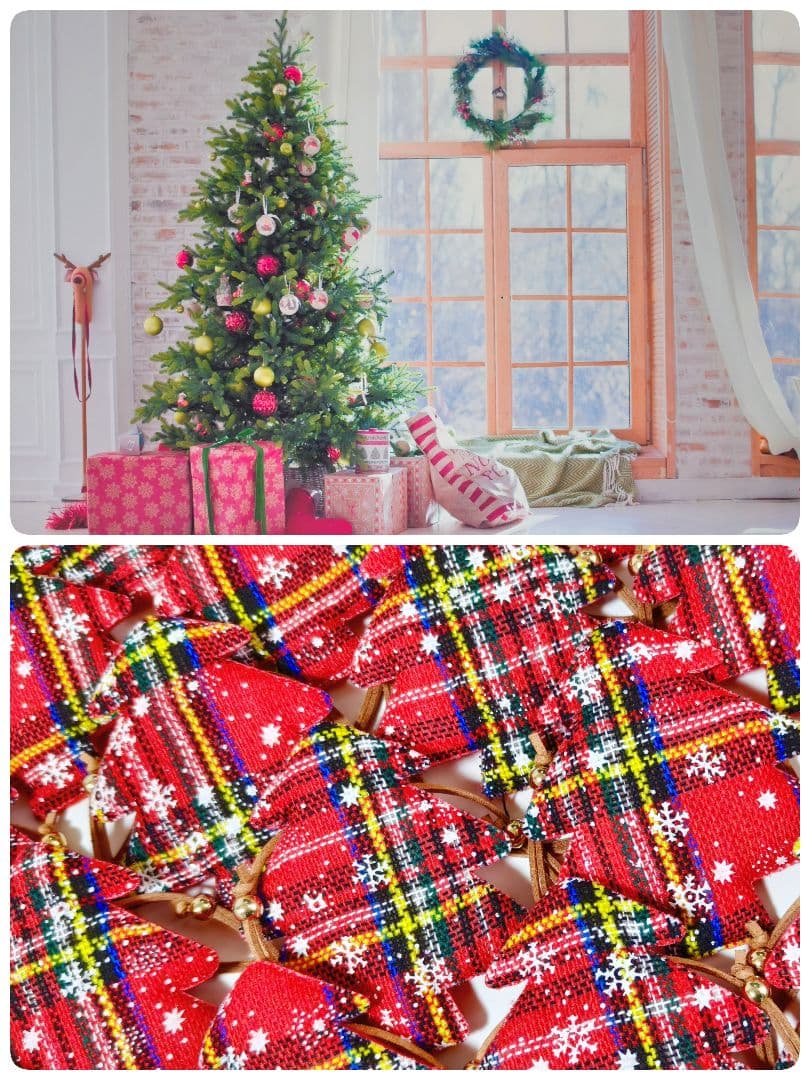 業務用トリミングチョーカー　クリスマスツリー　85個　ペットサロン　雪