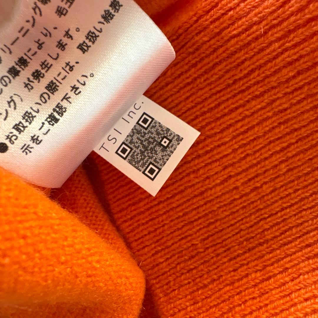 パーリーゲイツ☆新品 残1点マスターバニー カシミヤ100%タートルネックニット