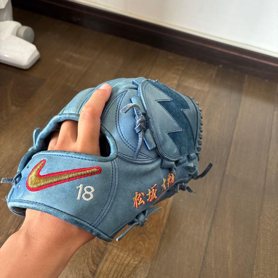 Nike Vapor グローブ 青 18 松坂大輔