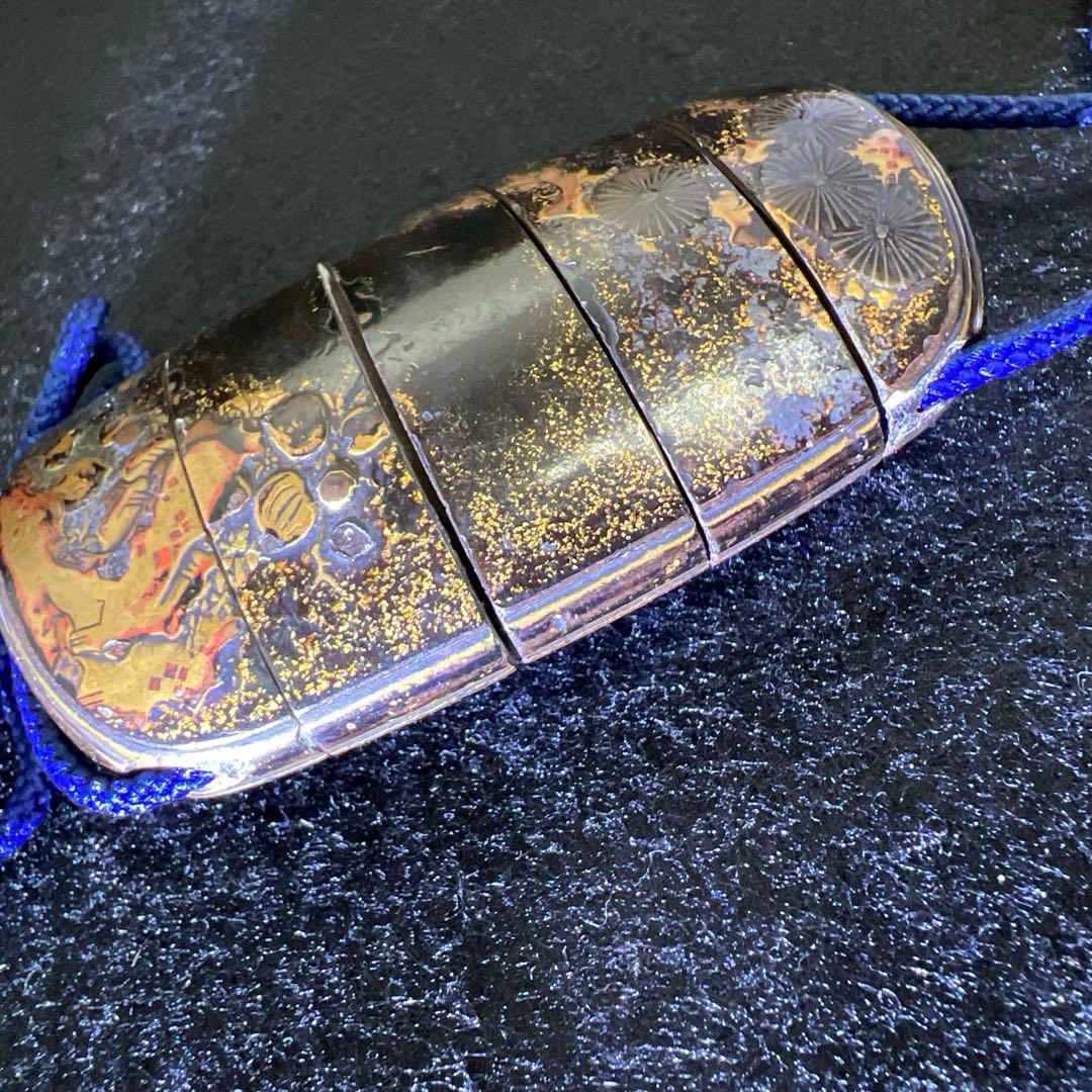 専用　江戸時代　蒔絵印籠、極上根付　60g 東Y8-0106☆2F