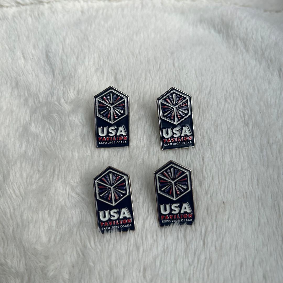 USA Pavilion Pin 4個セット EXPO 2025 OSAKA