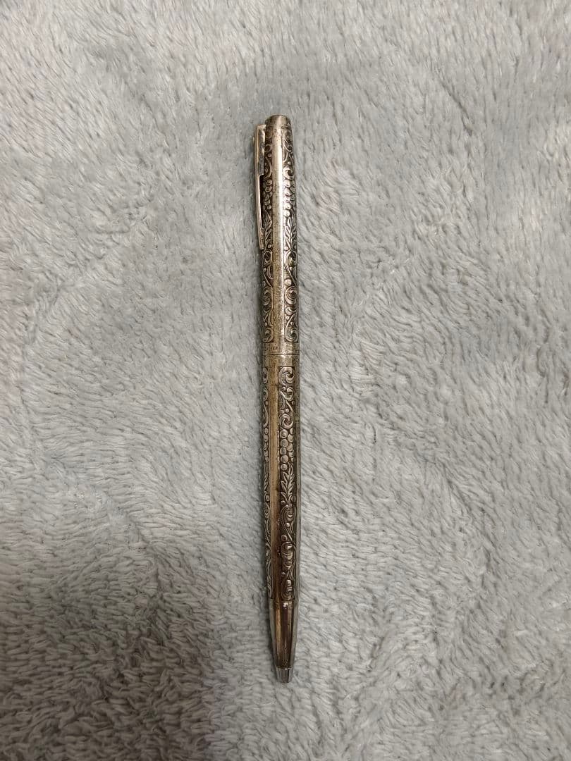 Sheaffer 葡萄柄ボールペン　スターリングシルバー