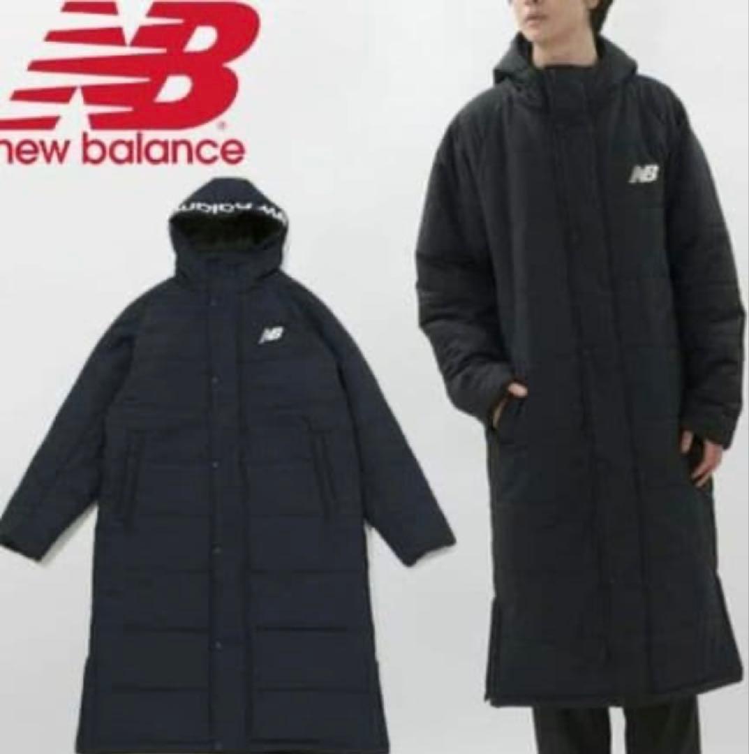 NEW BALANCE ニューバランス ベンチコート 黒 M 防寒
