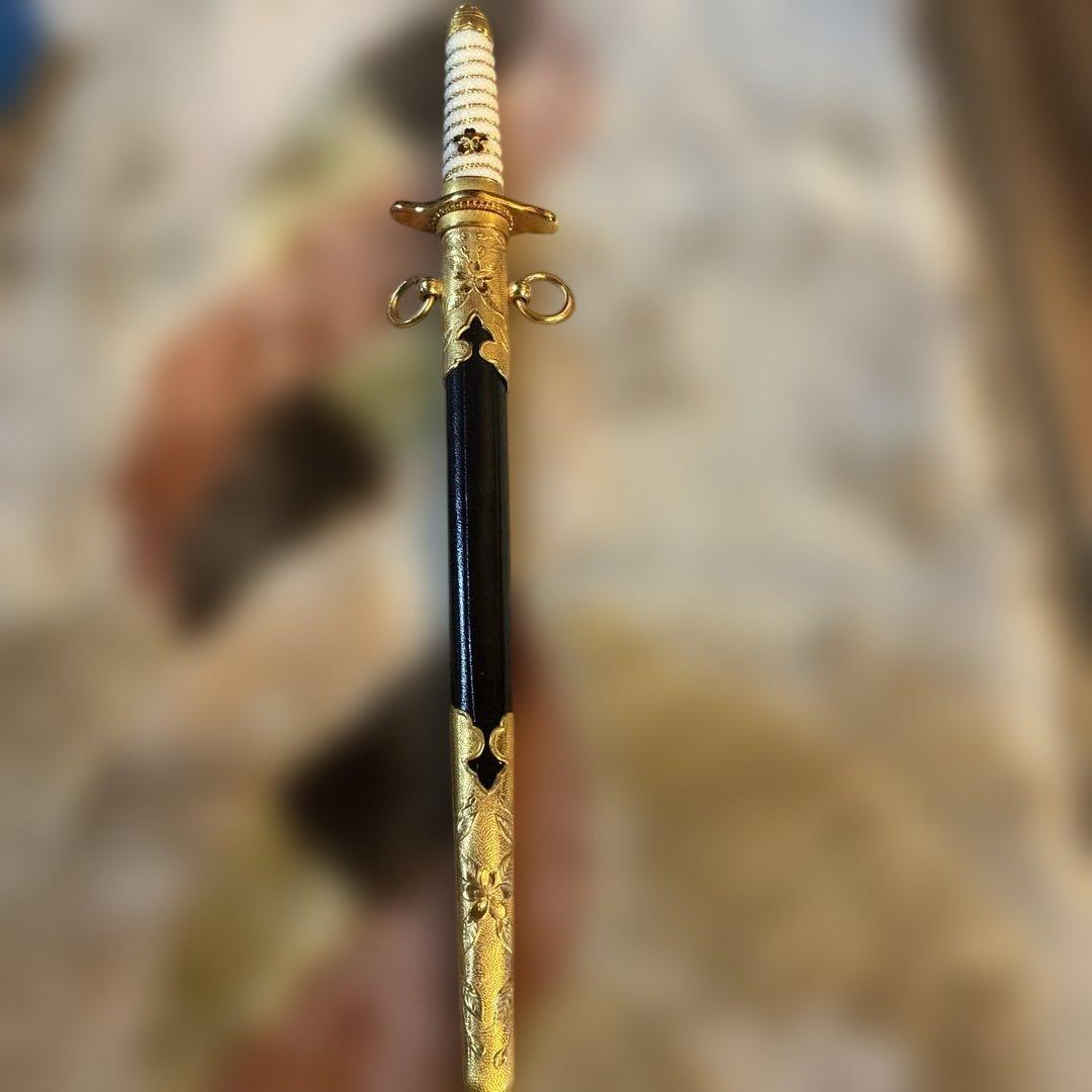 【箱付】日本刀剣社謹製 模造海軍短剣