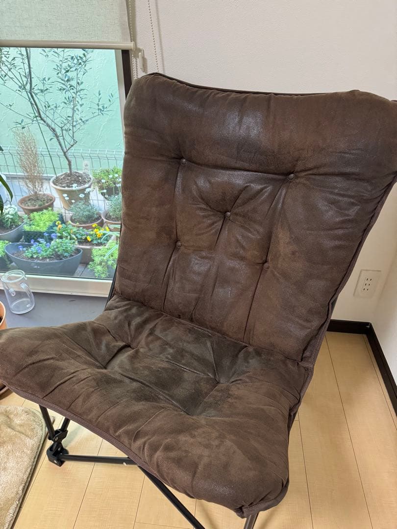 NITORI パタフライチェア ブラウン2脚ペア