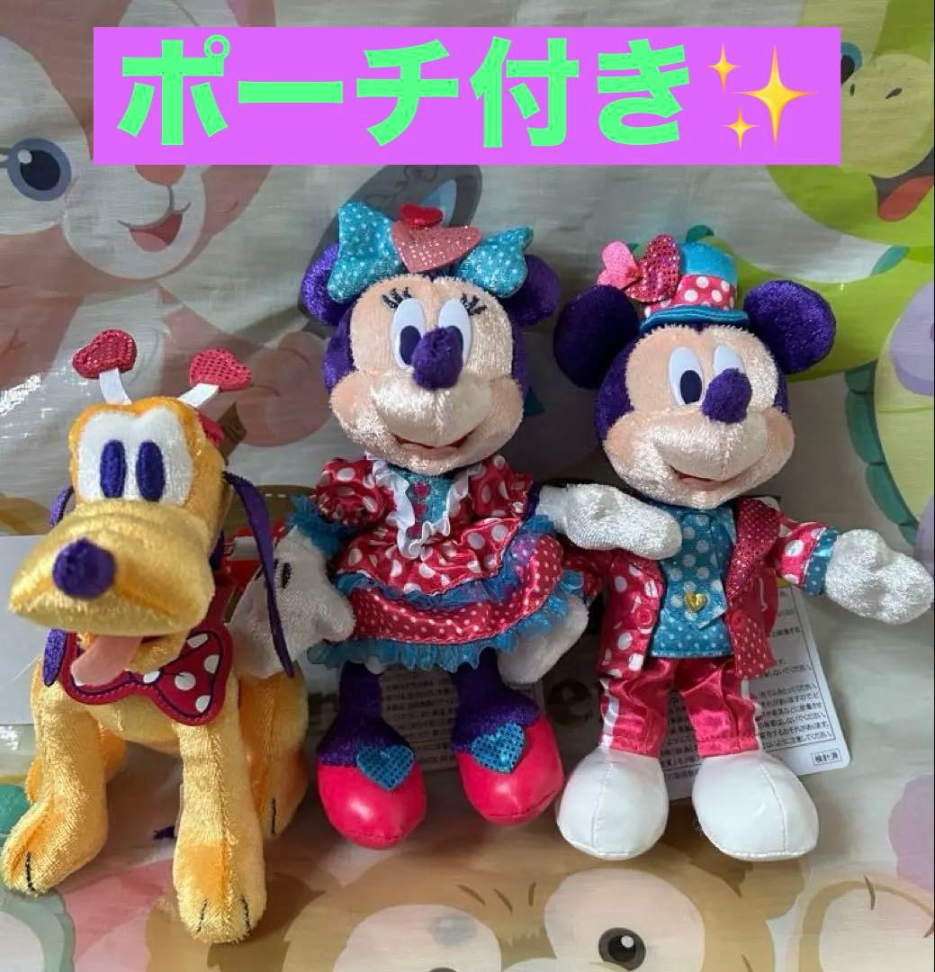 ファンダーランド　ミニパル　ぬいば　ミニー　ミッキープルート　セット　おまけ付き