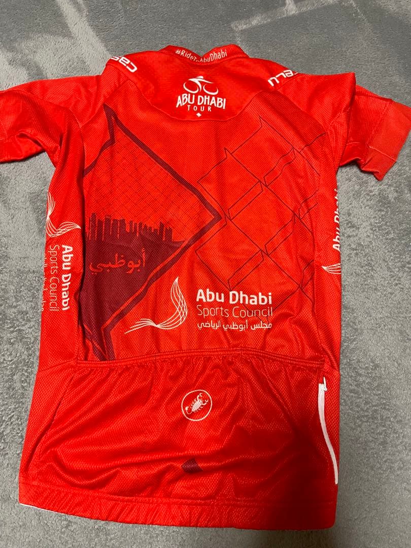Castelli Abu Dhabi Tour サイクルジャージ 赤