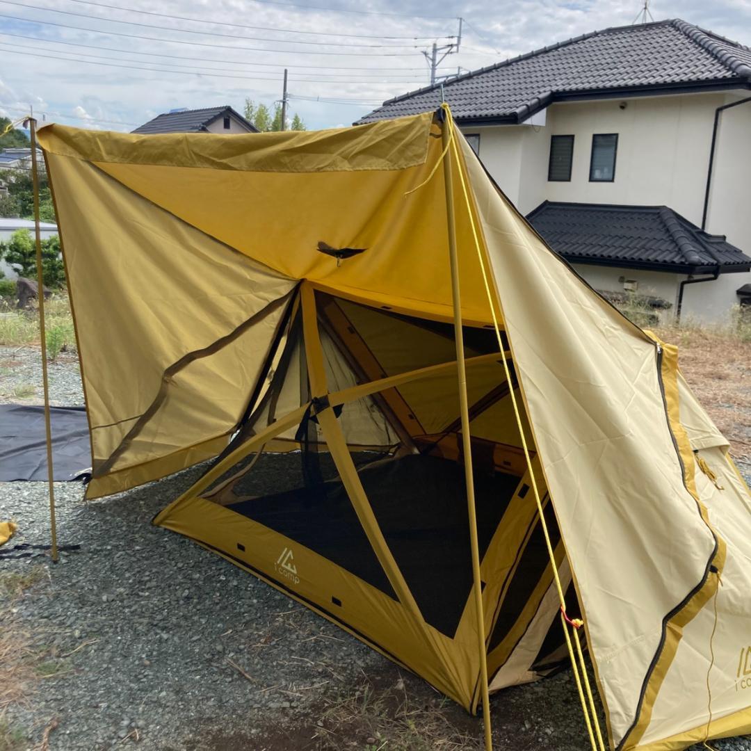美品☆ アイキャンプ ラクバイン icamp rakubain ソロキャンプ