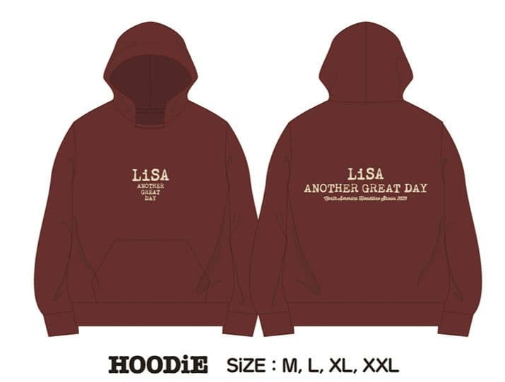 LiSA 北米ツアー NATOUR パーカー HOODiE L アメリカツアー