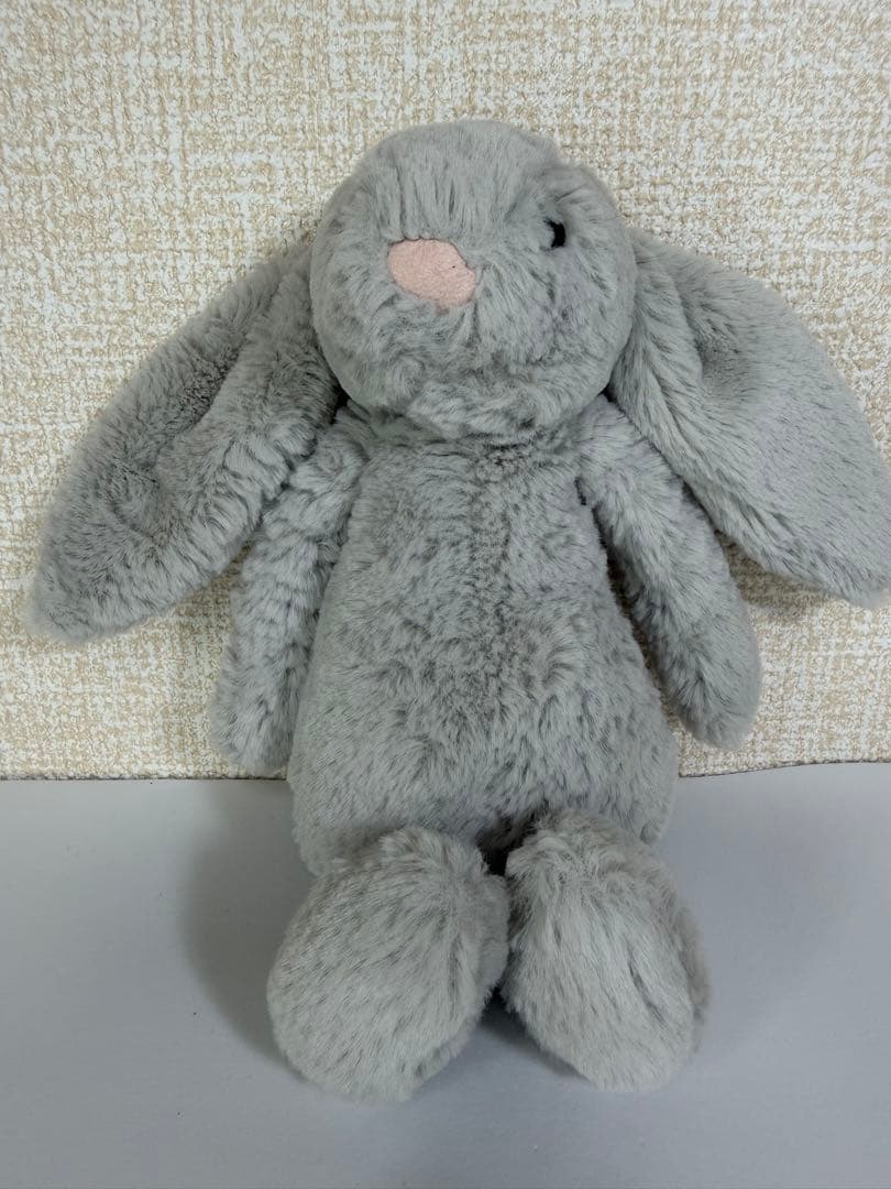 ぬいぐるみ Jelly cat medium silver bashful bunny