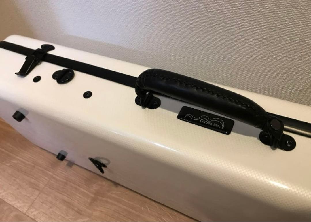バイオリン ケース　ホワイト系　カーボンマック　白　(ケースのみ)