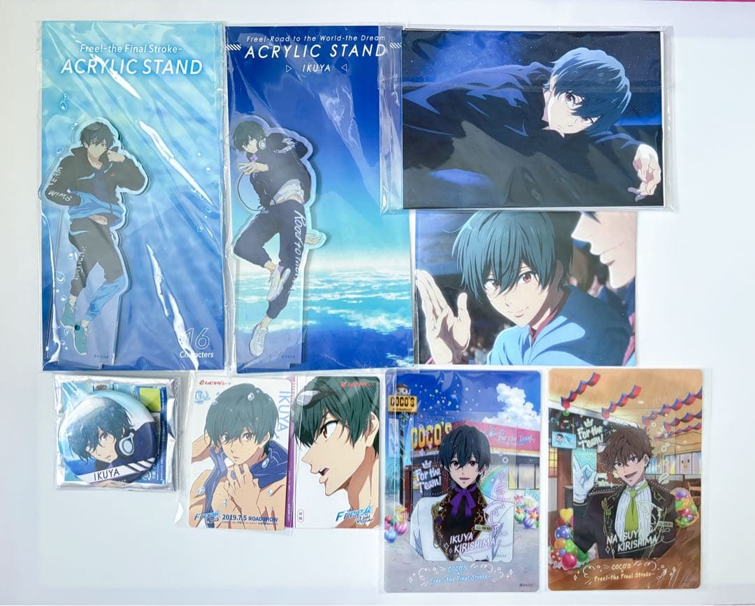 桐嶋郁弥 free! ムビチケ アクスタ 缶バッジ ブロマイド